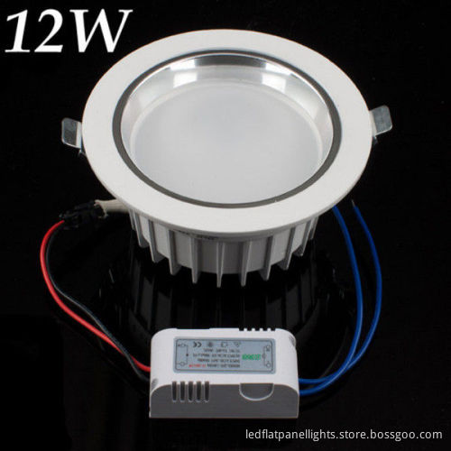 Waterproof 12w Led Recessed Downlights For Square , High Brightness